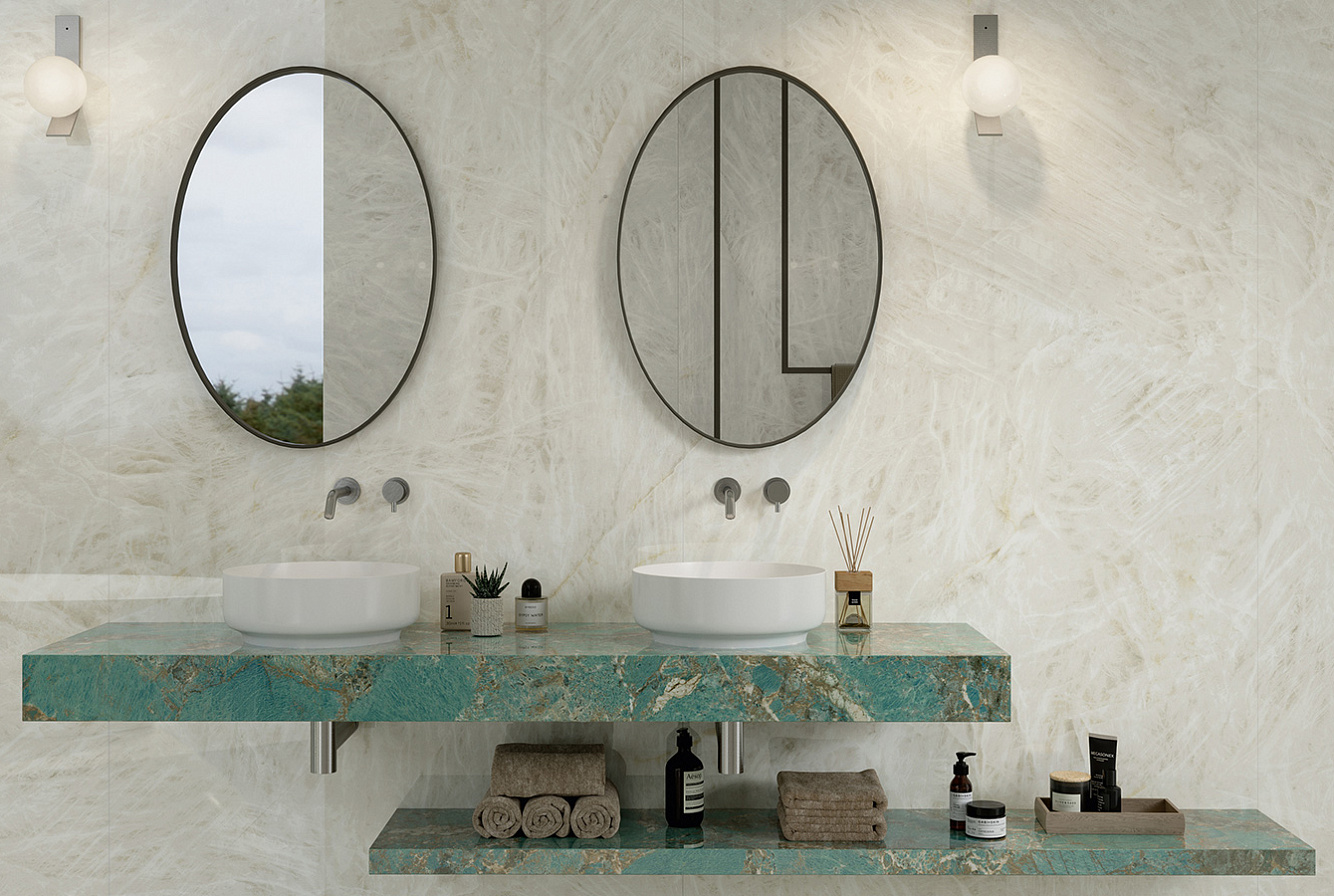 MARVEL GALA  CRYSTAL WHITE + AMAZZONITE